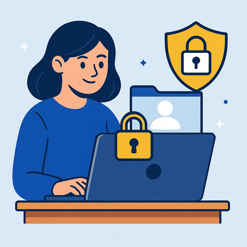 Application fiche client gratuite avec chiffrement des données directement sur l’ordinateur Chiffrement local des données dans un logiciel fichier client gratuit pour sécuriser les fiches clients