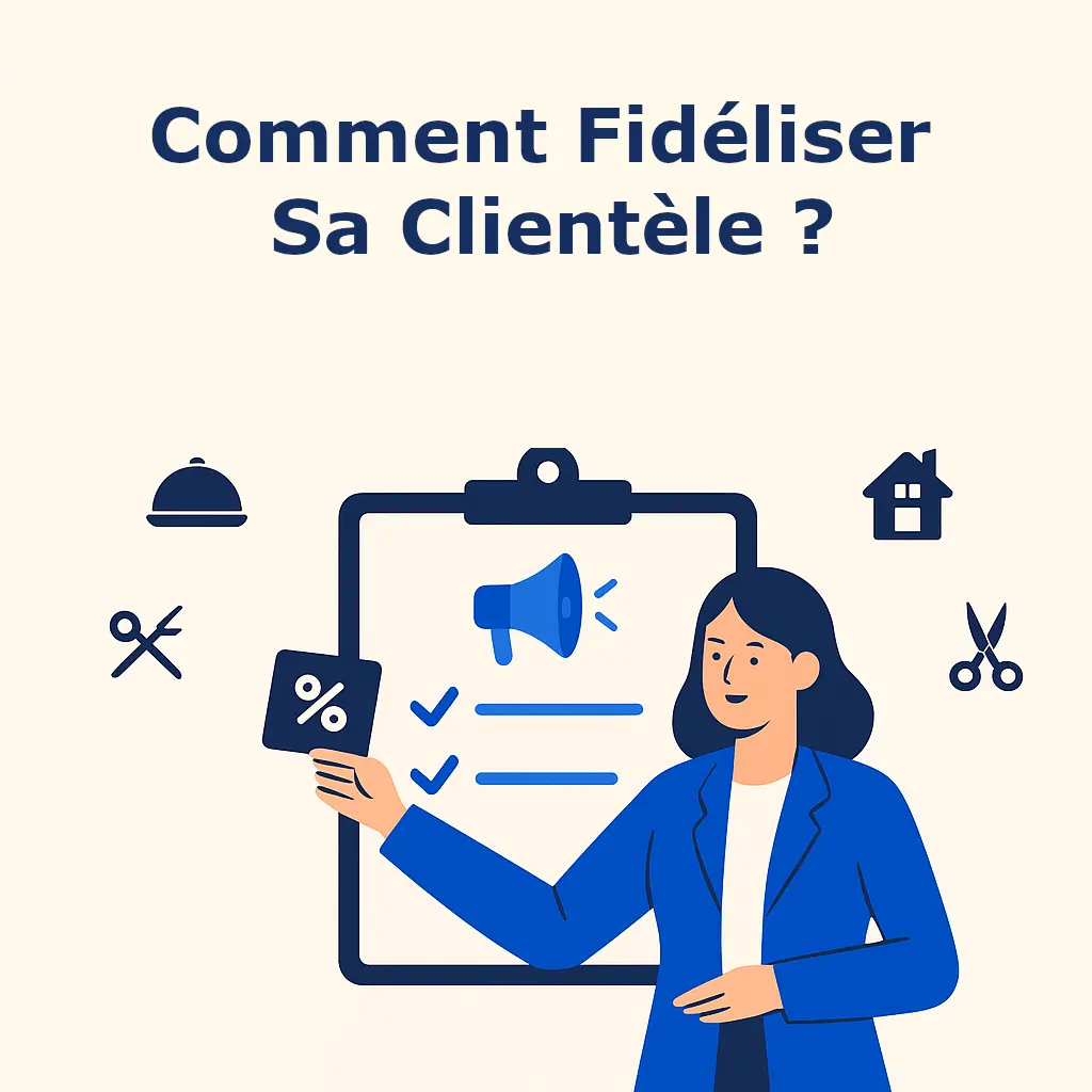 Illustration représentant la loyauté à une marque grâce à la fidélisation.